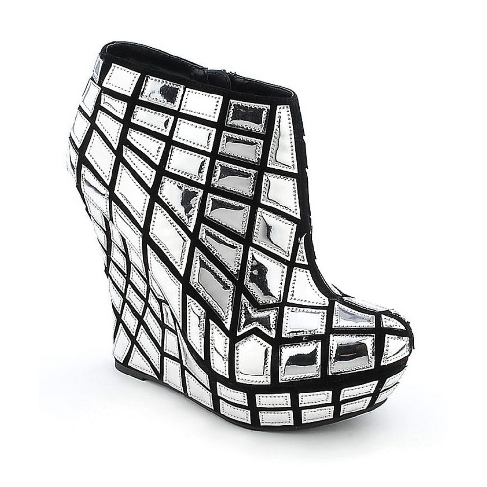 New Women’s Platform Ankle Wedge Booties